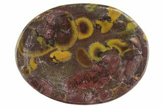Polished Fruit Jasper Worry Stones #360637
