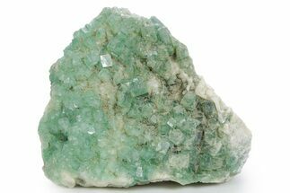Green Fluorescent Cubic Fluorite Crystals - Madagascar #361320