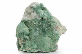 Green Fluorescent Cubic Fluorite Crystals - Madagascar #361411