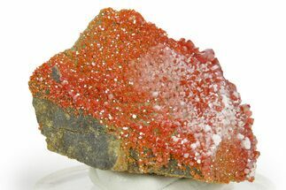 Glittering Ruby Red Vanadinite Crystals - Arizona #361580