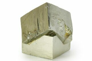 Shiny, Natural Pyrite Cube Cluster - Navajun, Spain #361899