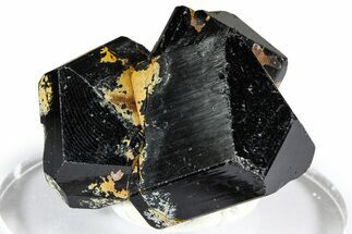 Lustrous Black Tourmaline (Schorl) Crystal Cluster - Namibia #361683