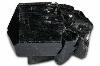 Lustrous Black Tourmaline (Schorl) Crystal Cluster - Namibia #361710
