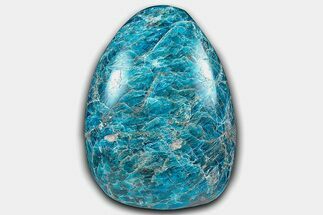 Free-Standing, Polished Blue Apatite - Madagascar #361783