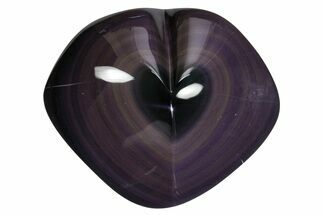 Polished Rainbow Obsidian Heart - Mexico #362205