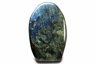 Flashy Free-Standing Polished Labradorite - Madagascar #361968
