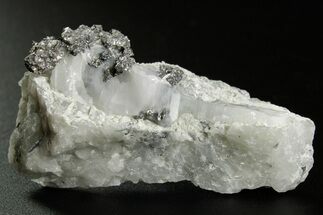 Native Silver in Calcite - Morocco #362733