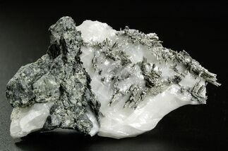 Native Silver in Calcite - Morocco #362740