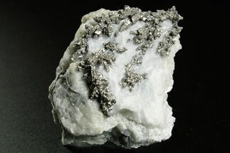 Native Silver in Calcite - Morocco #362755
