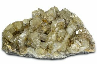 Tabular Barite Crystal Cluster with Stibiconite - China #362649