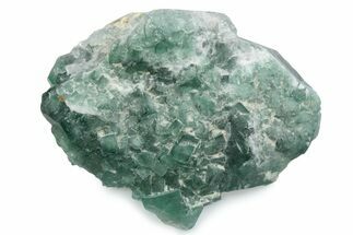 Green, Fluorescent, Cubic Fluorite Crystals - Madagascar #363404