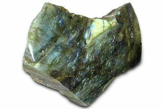 Single Side Polished Labradorite Section - Madagascar #364281