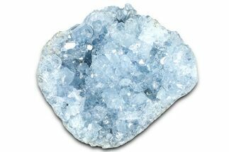 Sparkling Celestine (Celestite) Geode Section - Madagascar #364697