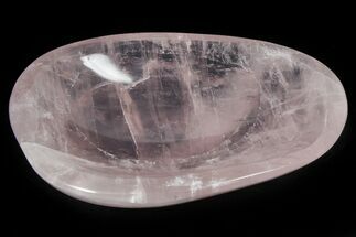 Polished Rose Quartz Dish #365166