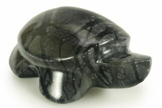 Carved Picasso Marble Turtle - Utah #366304