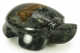 Carved Picasso Marble Turtle - Utah #366307