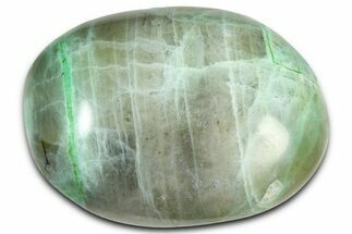 Polished Green Garnierite Stone - Madagascar #366389