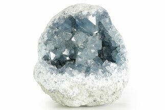 Sparkling Celestine (Celestite) Geode Section - Madagascar #364683