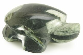 Polished Chinese Writing Rock Turtle - California #366782
