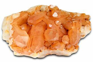 Tangerine Quartz Crystal Cluster - Brazil #367162