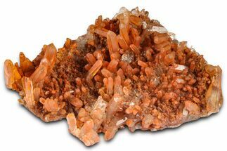 Tangerine Quartz Crystal Cluster - Brazil #367163