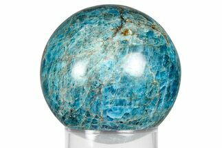 Bright Blue Apatite Sphere - Madagascar #367038