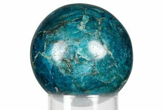 Bright Blue Apatite Sphere - Madagascar #367045