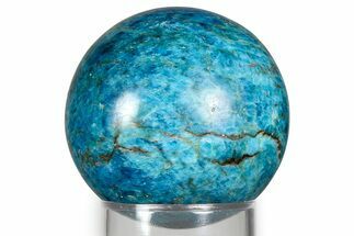 Bright Blue Apatite Sphere - Madagascar #367063