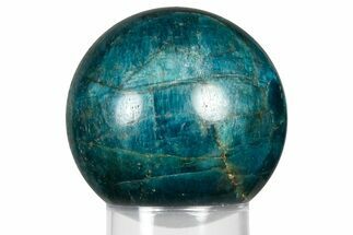 Bright Blue Apatite Sphere - Madagascar #367068