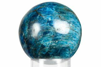 Bright Blue Apatite Sphere - Madagascar #367096