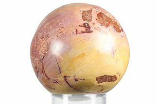 Polished Saharan Desert Jasper Sphere - Morocco #326876