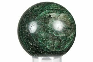Polished Fuchsite Sphere - Madagascar #349744