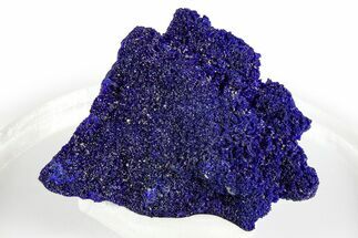 Sparkling Blue Azurite Crystals - Congo #368206