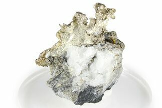 Native Silver in Calcite - Morocco #368318