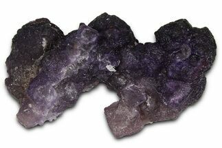 Rich Royal Purple Octahedral Fluorite Crystal Cluster - Arizona #368360