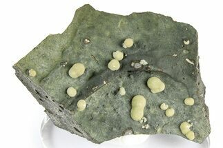 Globular Yellow Calcite Formations on Basalt - Italy #368883