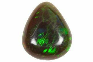 Polished Precious Ethiopian Black Fire Opal Cabochon ( grams) #369195
