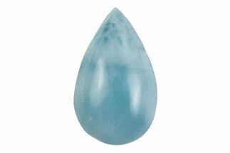 Polished Larimar Cabochon - Dominican Republic #370575
