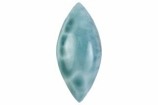 Polished Larimar Cabochon - Dominican Republic #370579