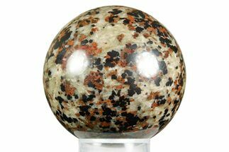 Fluorescent Willemite, Calcite, and Franklinite Sphere #371127