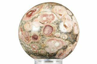 Polished Bird's Eye Jasper (Rhyolite) Sphere #371241
