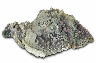 Purple and Green Botryoidal Grape Agate - Indonesia #370424