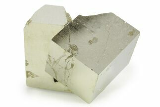 Shiny, Natural Pyrite Cube Cluster - Navajun, Spain #361911