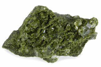 Quartz Crystals on Pistachio-Green Epidote - Turkey #371789