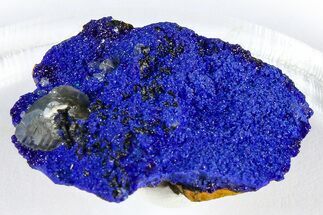 Sparkling Blue Azurite Crystals - Congo #372232