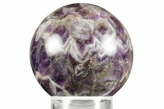 Polished Chevron Amethyst Sphere - India #359792