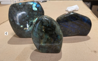 - Flashy Free-Standing Polished Labradorites - Madagascar #372764