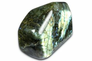 Flashy Free-Standing Polished Labradorite - Madagascar #372806