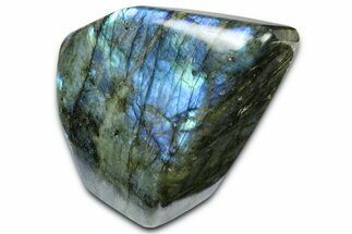 Flashy Free-Standing Polished Labradorite - Madagascar #372808