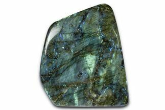 Flashy Free-Standing Polished Labradorite - Madagascar #372809